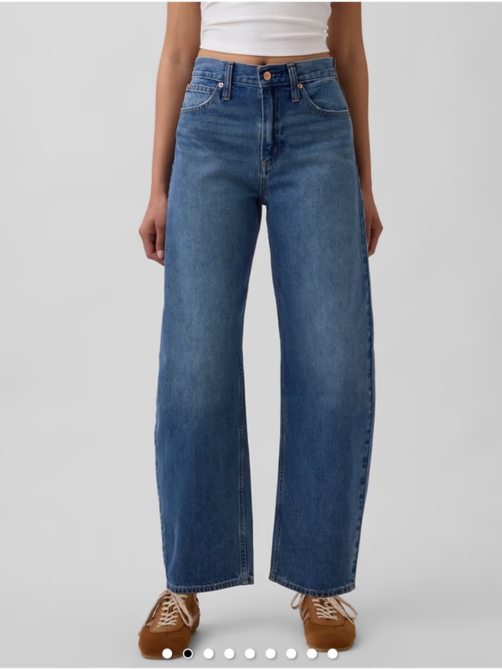 Gap High Rise Barrel Jeans